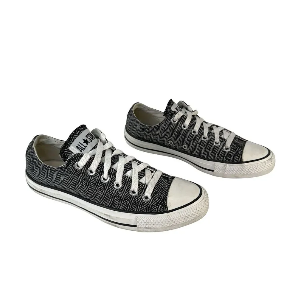 Converse Chuck Taylor Ox Herringbone Shoes Unisex Size Mens 6 Woman’s 8